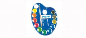 Paleta de 12 pastillas de acuarela