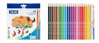 24 l&aacute;pices acuarelables