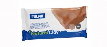 Arcilla natural seca al aire, color terracota (400 g)